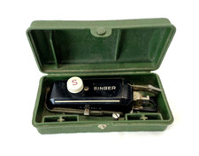 Singer Sewing Machine Button Hole Attachment vintage Hand Held with Case