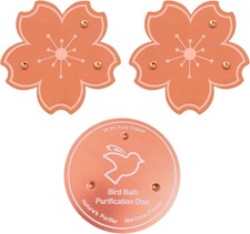 3 Pcs Bird Bath Copper Disk