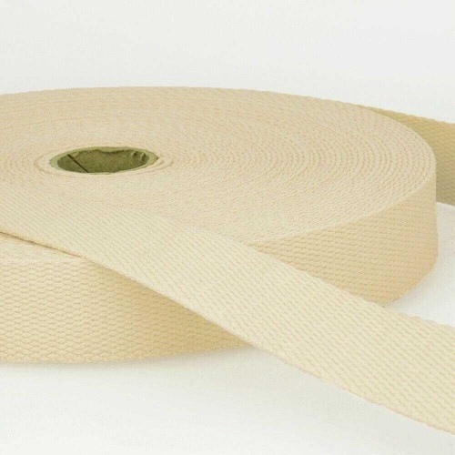 40mm pure cotton webbing 2mm - 40mm,