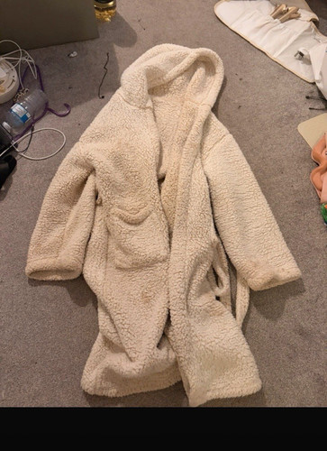 Primark girls cream fleece - cream,