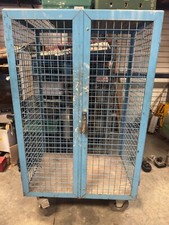 Industrial Wire Mesh Pigeon Hole blue 41Lx 28.5Wx 71H inches