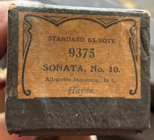 Vintage pianola roll haydn - pianola,