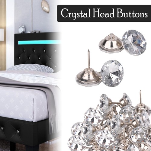 Crystal buttons upholstery - buttons,