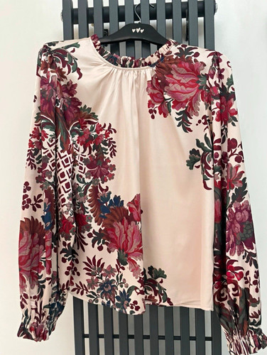 Next ecru pink floral ruffle - next,