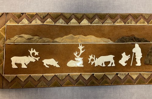 Vtg eskimo wall - eskimo, art,