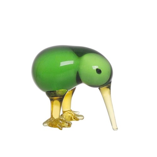 Crystal prey bird figurine - crystal,