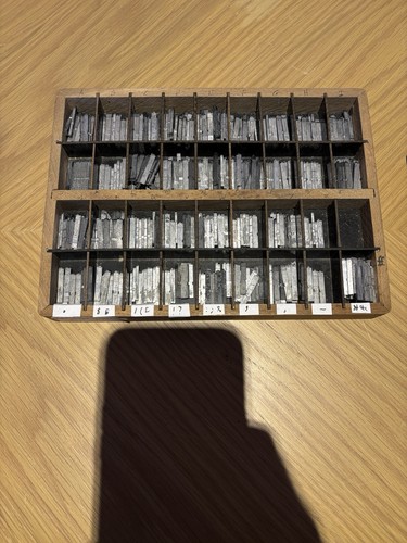 Letterpress type 10pt times - letterpress,