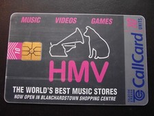 IRISH CALLCARD/PHONECARD (1145) 'HMV (H.M.V.) Callcard' (09/10/1996)