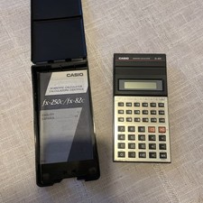 CASIO FX-82c Scientific Calculator Fully Working Working  1989 Japan