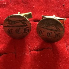 Cufflinks. Fox Hunting