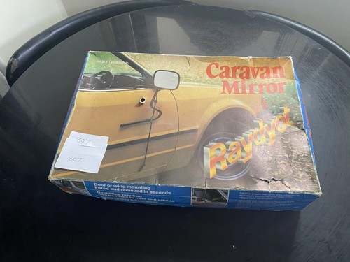Vintage caravan mirror - caravan,