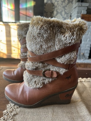 Mustang brown faux - mustang,