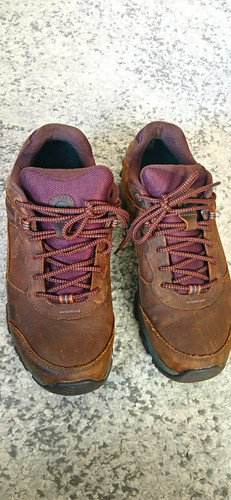 Merrell brown leather hiking - brown,