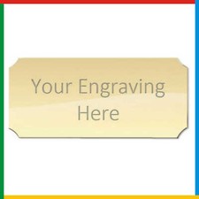 ENGRAVED METAL TROPHY PLAQUE