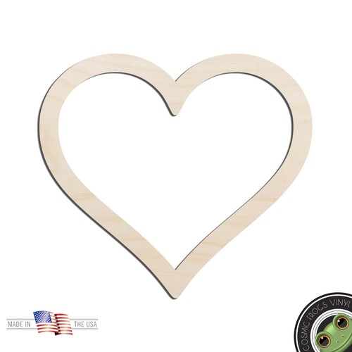 Heart outline laser cut out - outline,