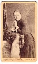 Photograph Negretti & Zambra, Sydenham, Portrait Young Lady in Contemporary 