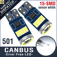 For Vauxhall Insignia Number Plate Light LED Bulbs 2008-2017 Xenon White 12V UK