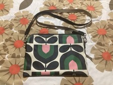 Orla Kiely Shoulder Or Crossbody Travel Pouch Bag