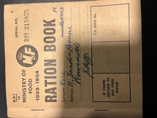 Two Original Post WW2 ration