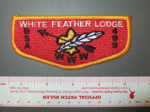 Boy scout 499 white feather - 499,