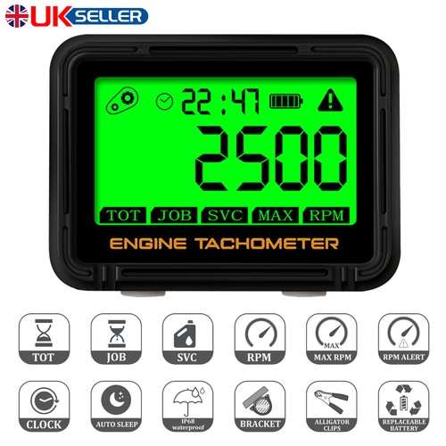 Small engine tachometer rpm - small,