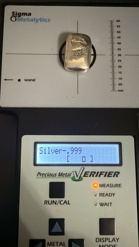 50g hand poured fine silver - 50g,