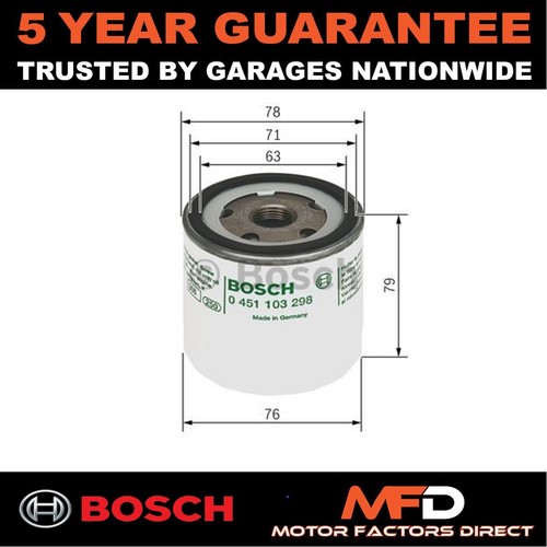 Oil filter bosch fits - oil, ford