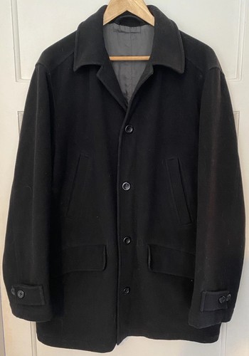 Mens wool mix peacoat - mens,