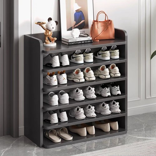 Tier wooden shoe - shoe, rack