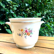 Vintage Minton Marlow Bone China Plant Pot Floral Design