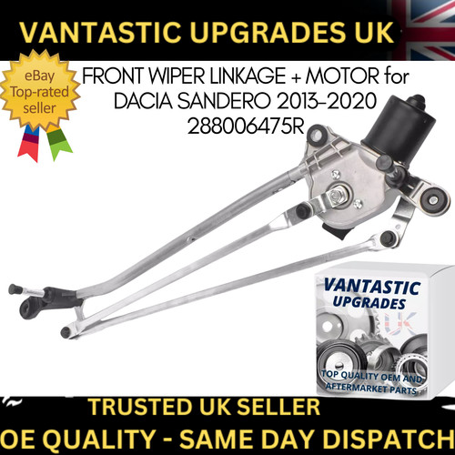 Front wiper linkage motor - wiper, +