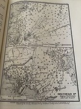 VINTAGE SEA CHART / NAUTICAL MAP 1961 - St Tudwal’s & Holyhead   - To Frame?