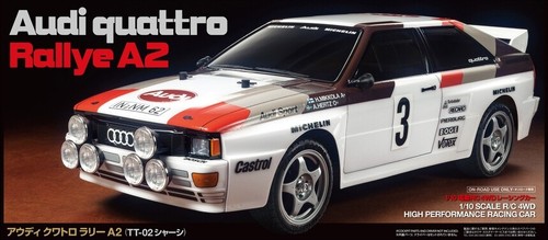 Tamiya 58667 audi quattro - quattro, a2