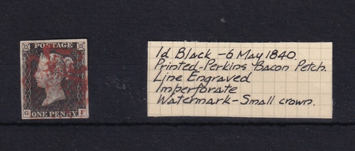 1840 penny black - 1840,