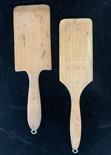 Antique handmade grooved - antique,