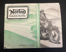 1939 NORTON Motor Cycle