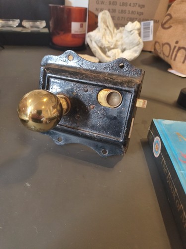 Victorian rim latch - latch, lock