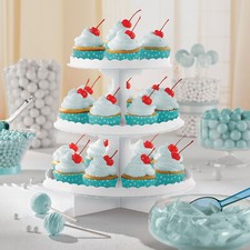 3 Tier Cake Stand Afternoon Tea Kids Party Wedding Muffin Cupcake Dessert Holder