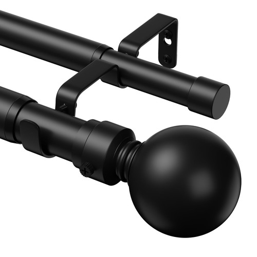 Double curtain pole - curtain,