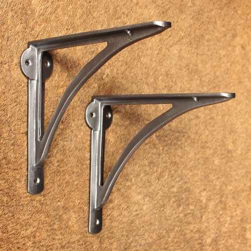Pair pewter antique cast - 8",