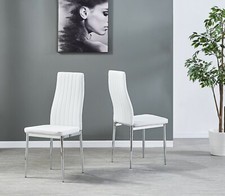 Dining Chairs Set of 4 White