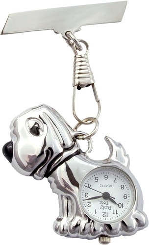 Novelty nurse dog - fob, watch