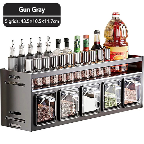 Spice herb jar rack holder - herb,