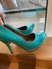 FAITH JADE GREEN LEATHER COURT