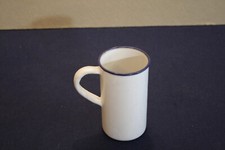 Vintage Enamel Jug, White and