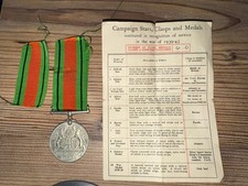 GENUINE WW2 DEFENCE MEDAL