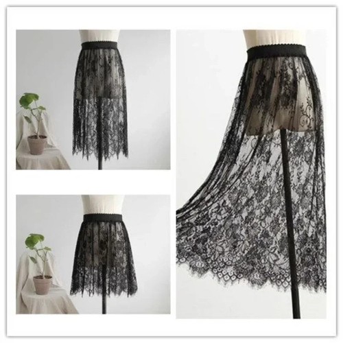 Women high waist lace half - high,
