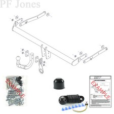 Tow-Trust Towbar for Renault Scenic 2 MPV 2003-2009 - Swan Neck Tow Bar