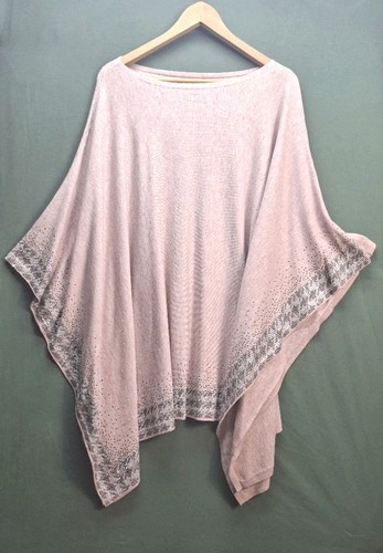 Blush pink poncho - pink, cape