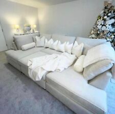 Cinema Sofa U Shape Sofa SALE PRICE L Shape New Corner Chaise Footstool